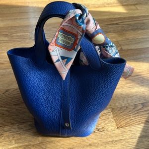 Hermès Picotin 18 Bleu Saphir